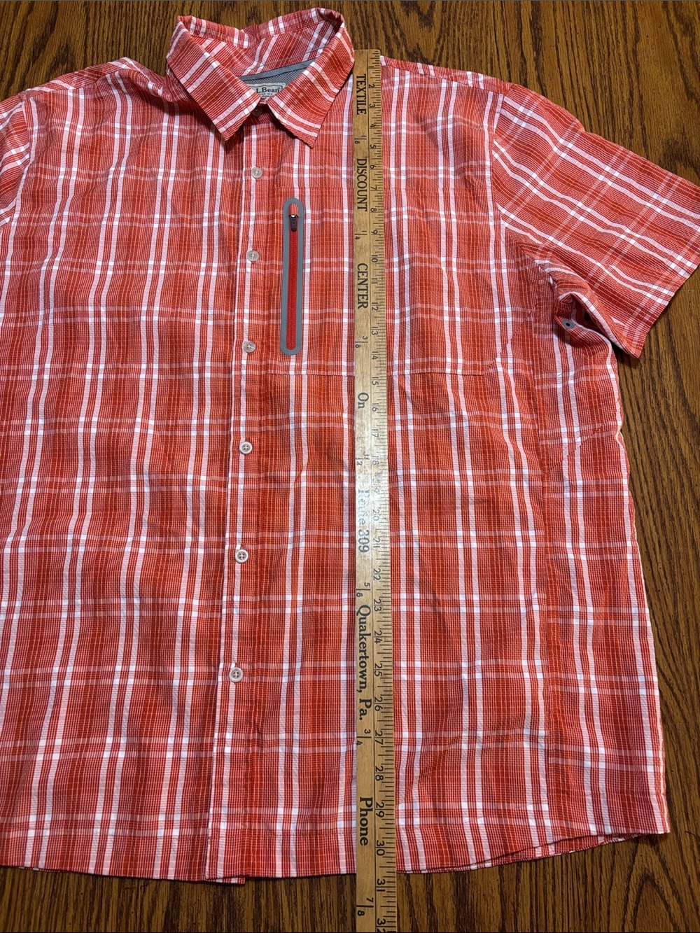 LLBean short sleeved button down - Picture 9 of 11